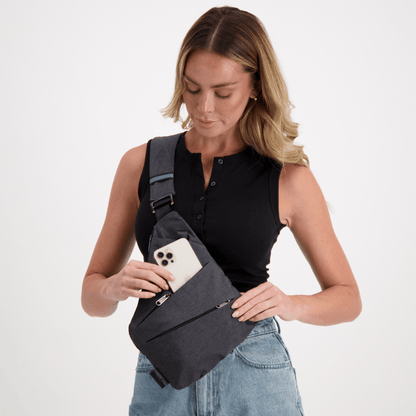 Shoulder Bag | RFID Protection and Cut-Resistant Strap | Water-Repellent Travel Companion - 2