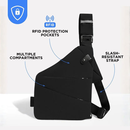 Shoulder Bag | RFID Protection and Cut-Resistant Strap | Water-Repellent Travel Companion - 5
