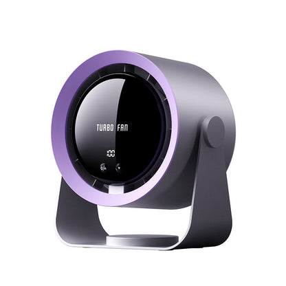USB Desk Fan | Brushless Motor for Quiet Operation | Small Desk Fan with 100-Speed Turbine 7