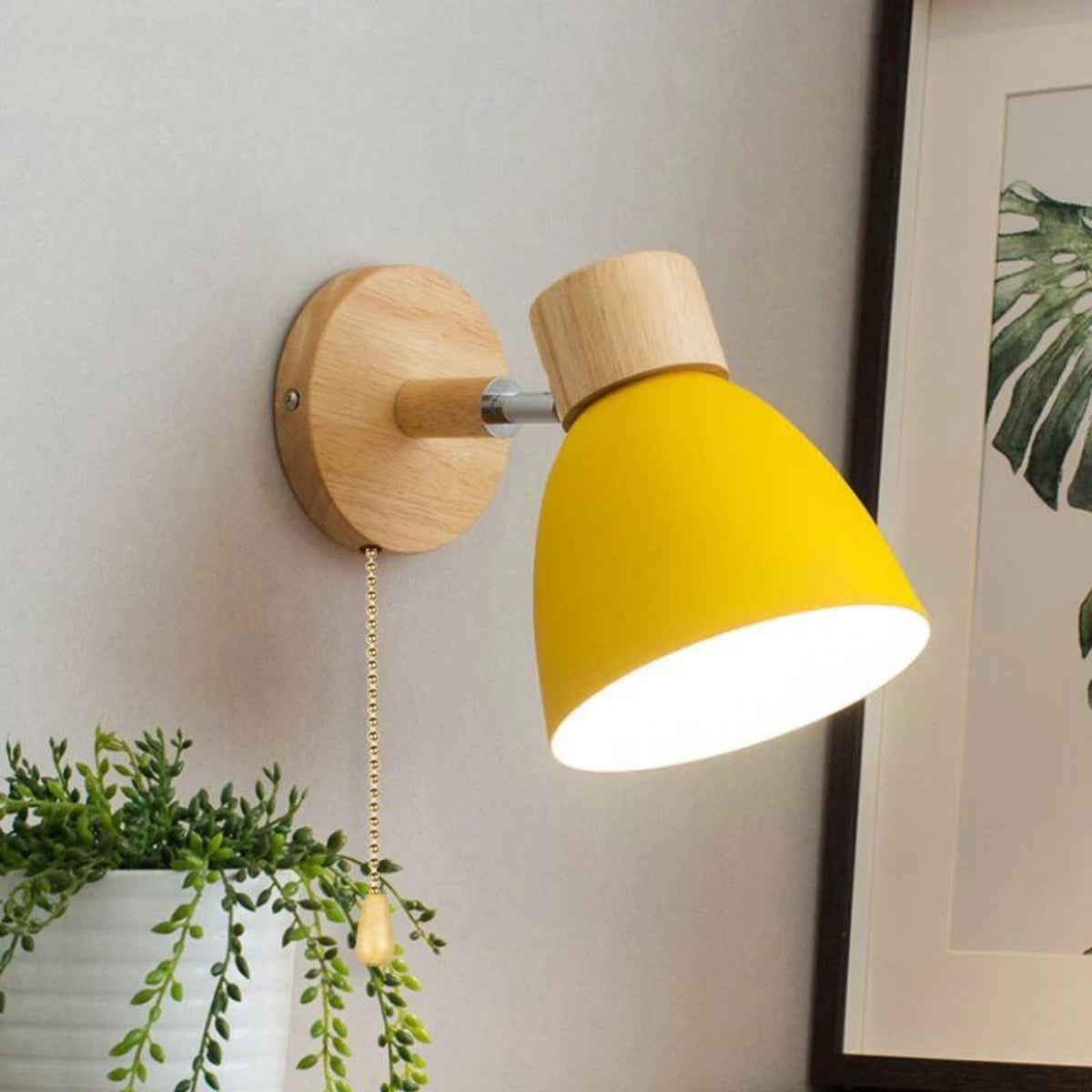 Wall Lamp | Chic Wooden Design | Wall Sconce Lighting for Living Spaces 0