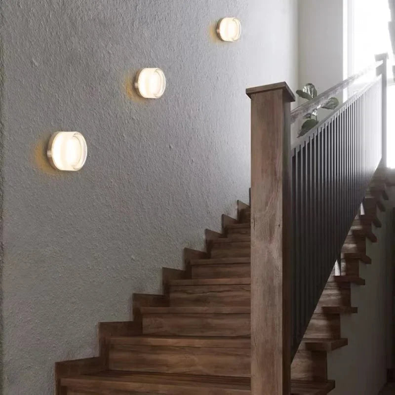 Wall Lamp | Sturdy Metal Construction | Elegant Round Wall Sconce Lighting for Modern Spaces 2