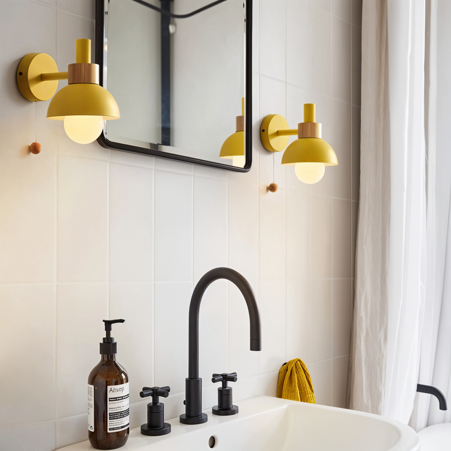 Wall Light | Eco-Friendly Plastic and Metal | Contemporary Wall Sconces for Living Rooms and Bedrooms 0