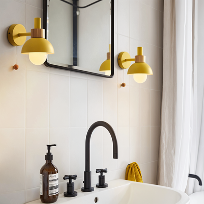 Wall Light | Eco-Friendly Plastic and Metal | Contemporary Wall Sconces for Living Rooms and Bedrooms 0