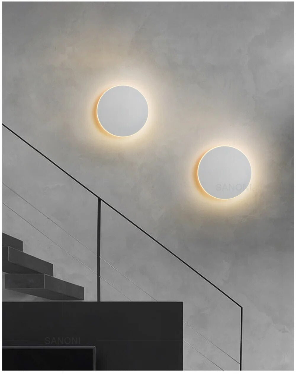 Wall Light | Modern Round Design | LED Sconce Light for Home Decor 5