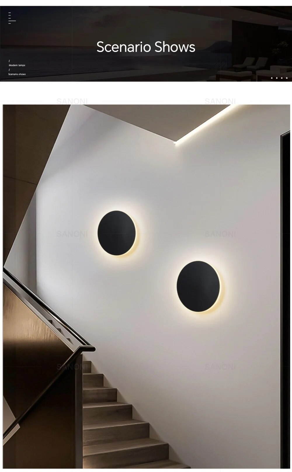 Wall Light | Modern Round Design | LED Sconce Light for Home Decor 6
