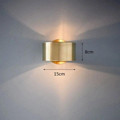 Wall Sconce Lighting | Chic Metal Design | Ideal Wall Lamp for Living Room and Bedroom 2