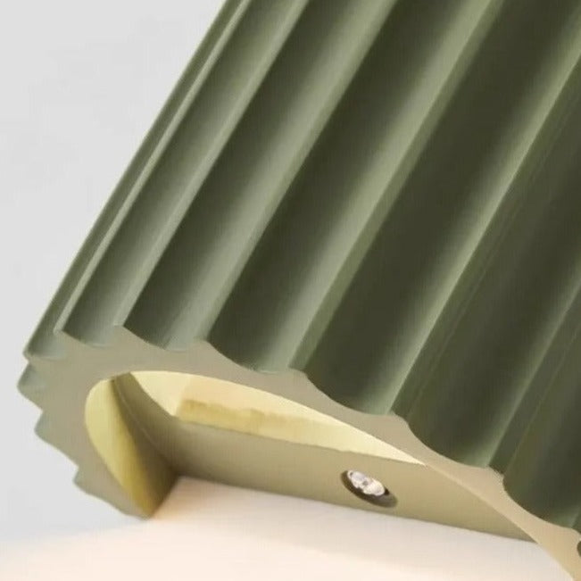 Wall Sconce Lighting | Durable Resin Material | Minimalist Groove Design for Upward and Downward Illumination 4