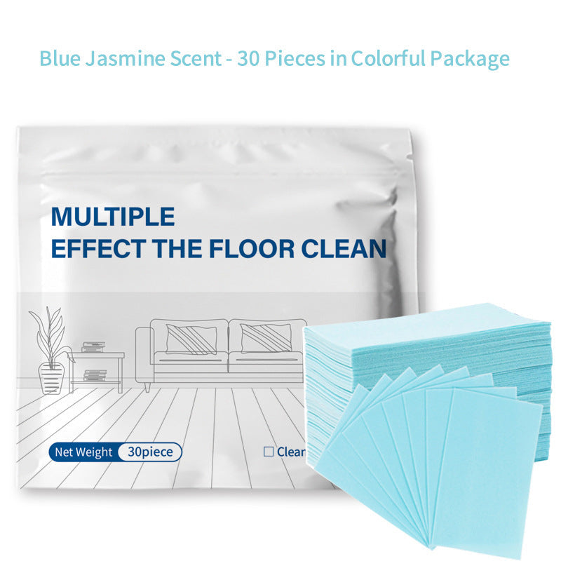 Water-Soluble Floor Cleaning Sheets | Concentrated Formula for Stain Removal | Multi-Effect Antibacterial and Deodorizing Floor Cleaner 0