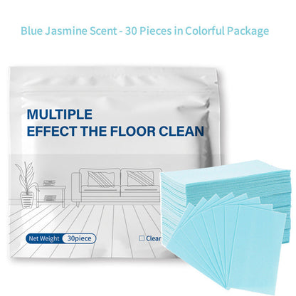 Water-Soluble Floor Cleaning Sheets | Concentrated Formula for Stain Removal | Multi-Effect Antibacterial and Deodorizing Floor Cleaner 0