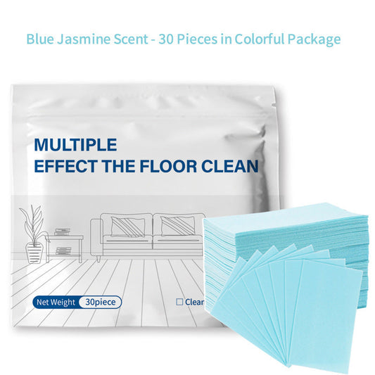 Water-Soluble Floor Cleaning Sheets | Concentrated Formula for Stain Removal | Multi-Effect Antibacterial and Deodorizing Floor Cleaner 0
