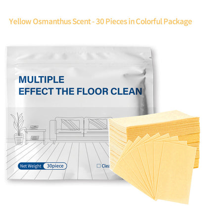 Water-Soluble Floor Cleaning Sheets | Concentrated Formula for Stain Removal | Multi-Effect Antibacterial and Deodorizing Floor Cleaner 11