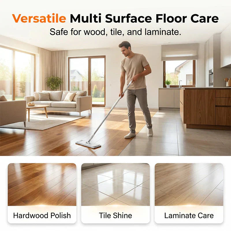 Water-Soluble Floor Cleaning Sheets | Concentrated Formula for Stain Removal | Multi-Effect Antibacterial and Deodorizing Floor Cleaner 2