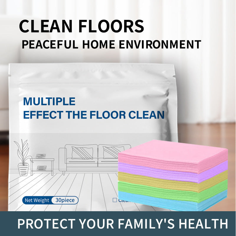 Water-Soluble Floor Cleaning Sheets | Concentrated Formula for Stain Removal | Multi-Effect Antibacterial and Deodorizing Floor Cleaner 4