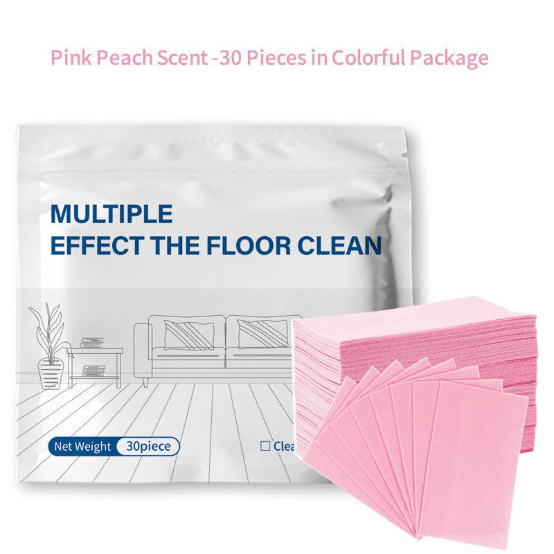 Water-Soluble Floor Cleaning Sheets | Concentrated Formula for Stain Removal | Multi-Effect Antibacterial and Deodorizing Floor Cleaner 9