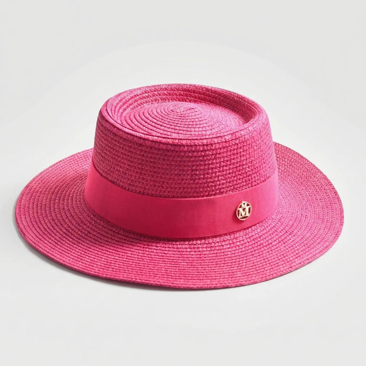 Wide Brim Boater Hat | Open Woven Construction | Comfortable Sun Protection for Travel and Outdoor Events 0