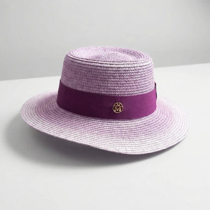 Wide Brim Boater Hat | Open Woven Construction | Comfortable Sun Protection for Travel and Outdoor Events 1