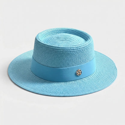 Wide Brim Boater Hat | Open Woven Construction | Comfortable Sun Protection for Travel and Outdoor Events 11