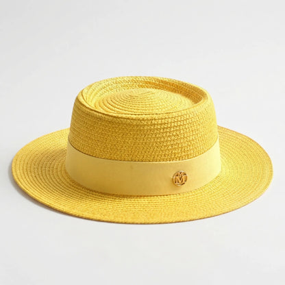 Wide Brim Boater Hat | Open Woven Construction | Comfortable Sun Protection for Travel and Outdoor Events 13