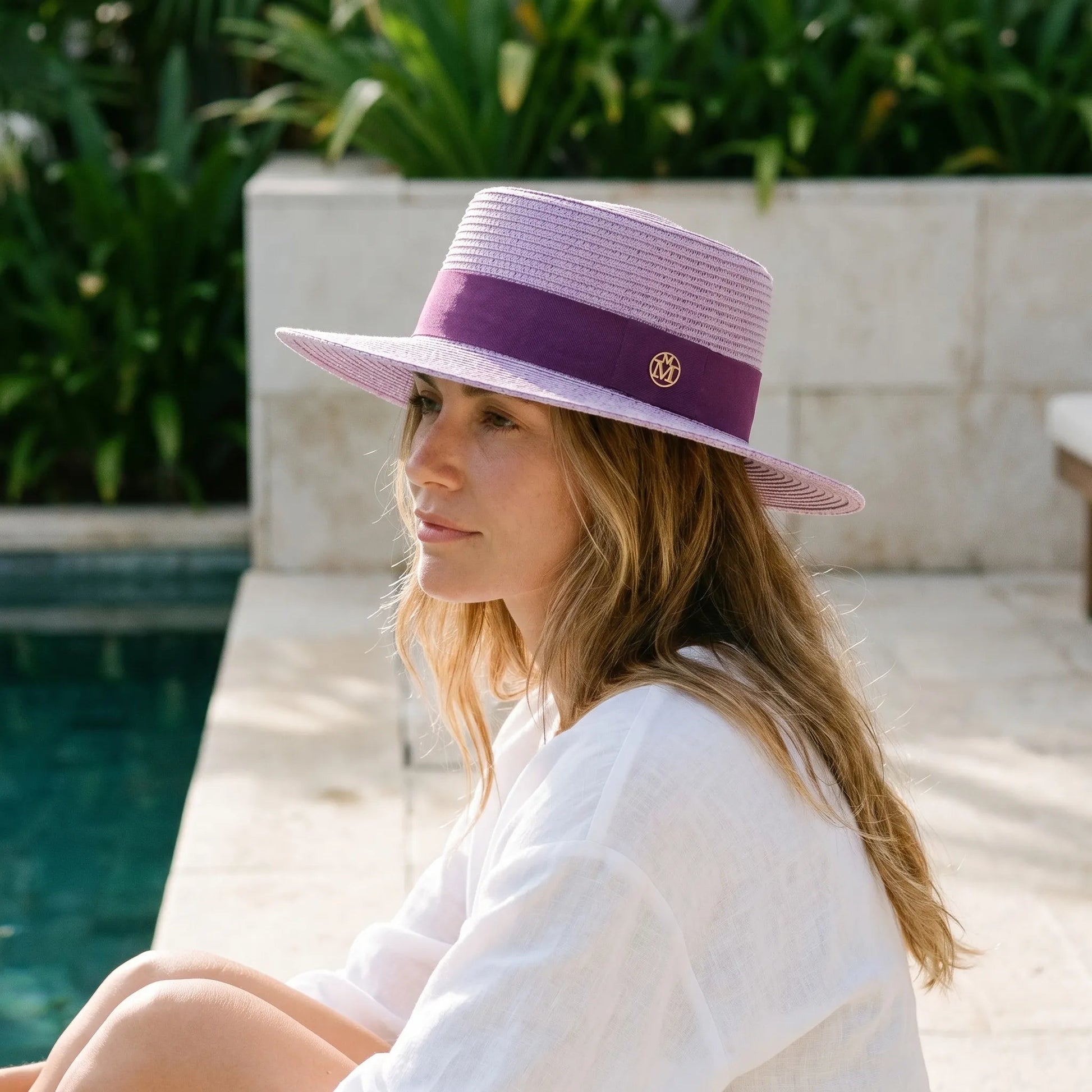 Wide Brim Boater Hat | Open Woven Construction | Comfortable Sun Protection for Travel and Outdoor Events 3